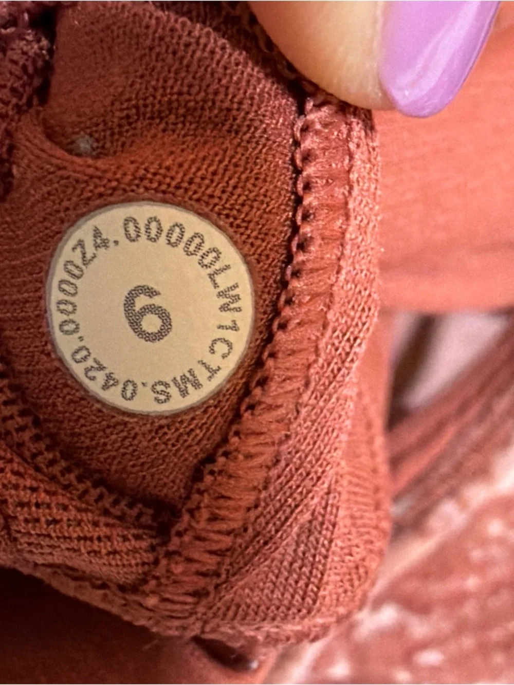 Lululemon Align Tank Crushed Velvet Soft Cranberry Special Edition Athleisure 6 - Picture 6 of 6